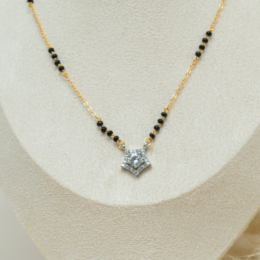 Black Bead AD Mangalsutra