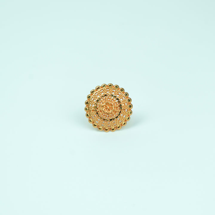 Floral Bloom Adjustable Ring