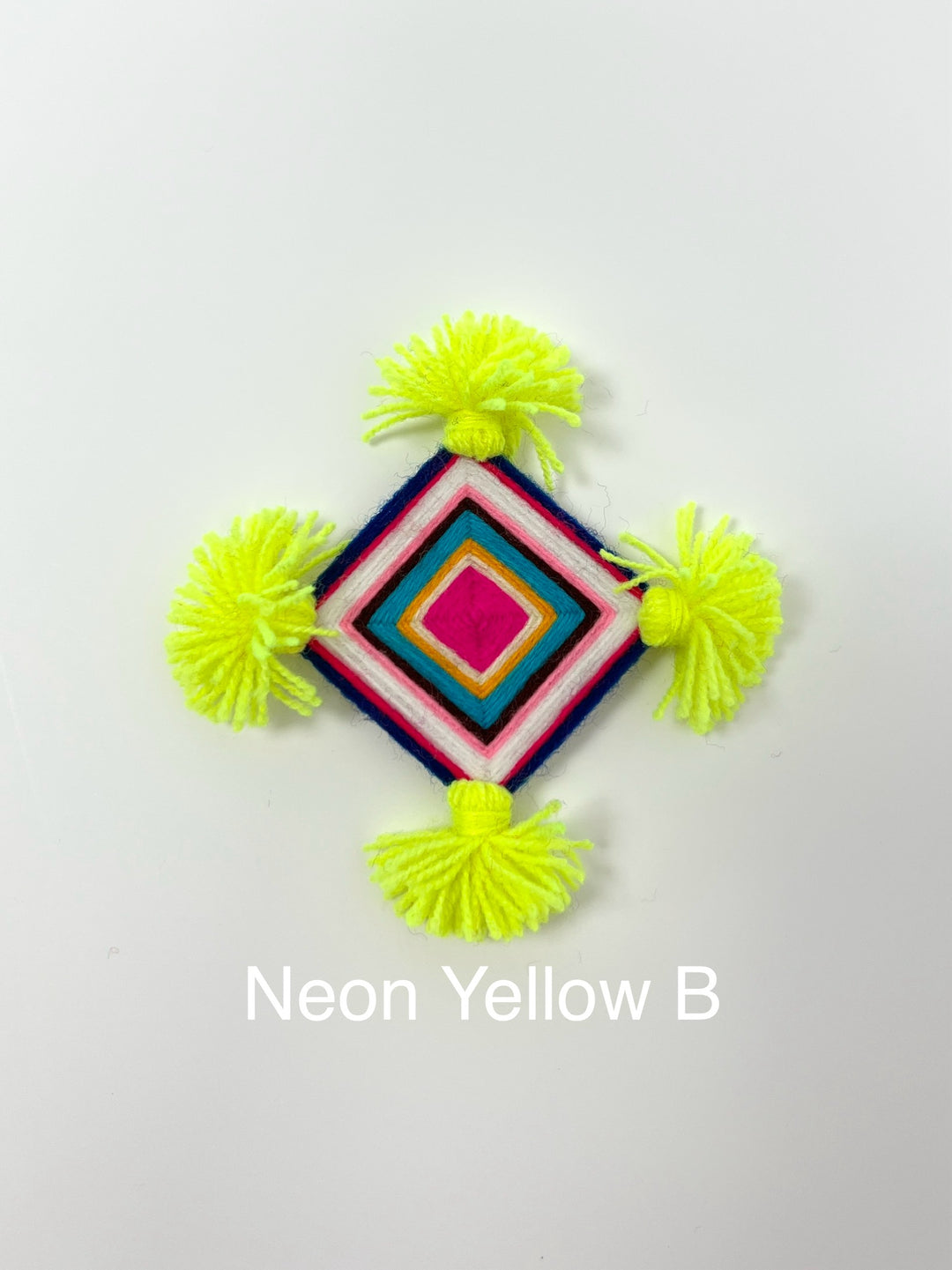Neon Yellow Silam Sakhma Brooch