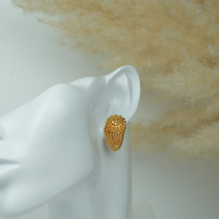 Layered Chain Drop Earrings