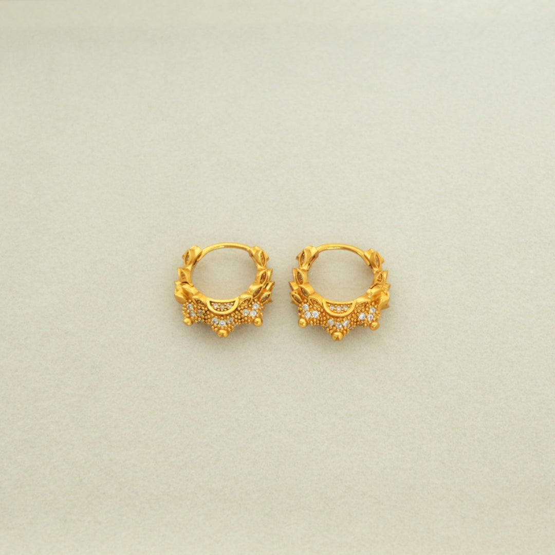 AD Madwari Hoop Earrings