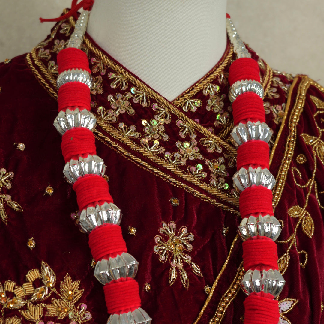 Kantha Mala Silver Plated
