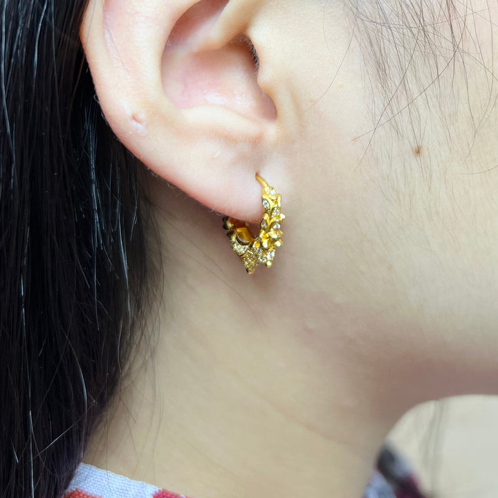 AD Madwari Hoop Earrings