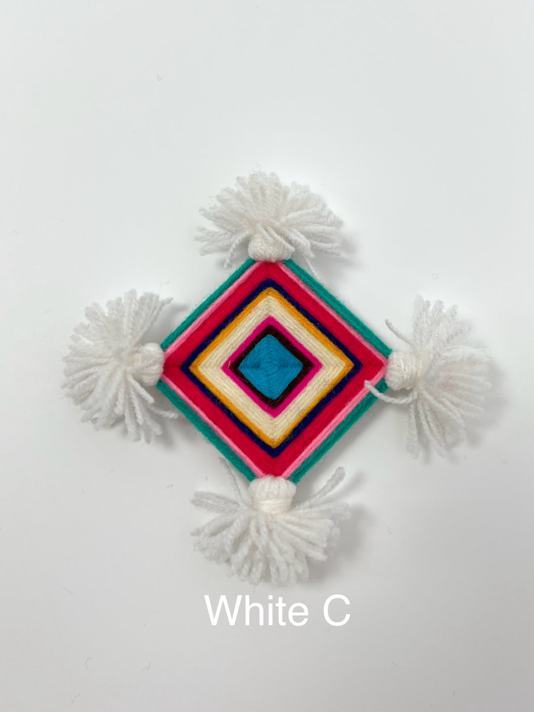 White Silam Sakhma Brooch