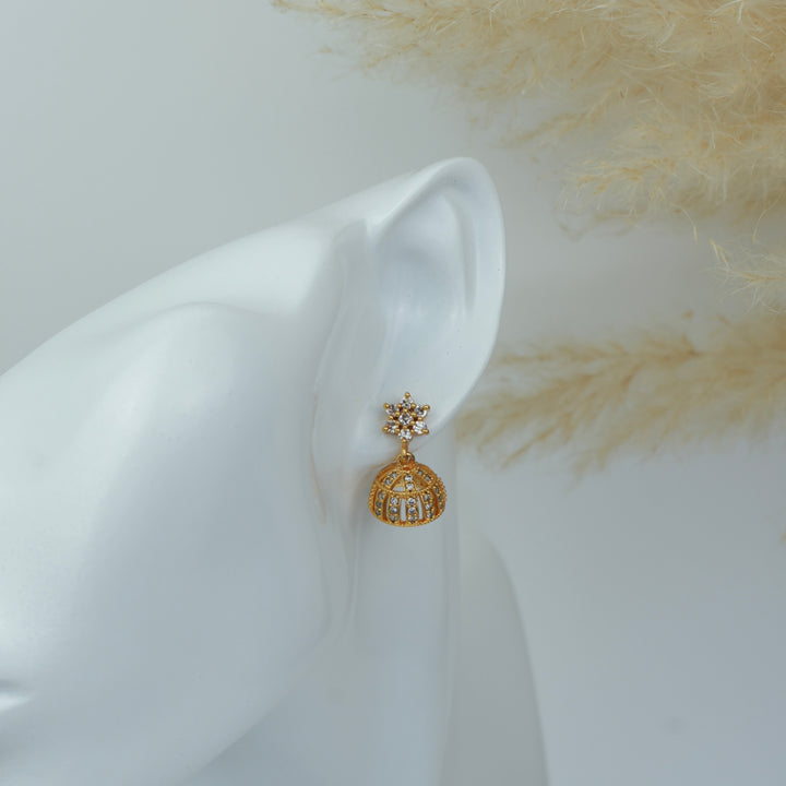 AD Mini Jhumka Earrings