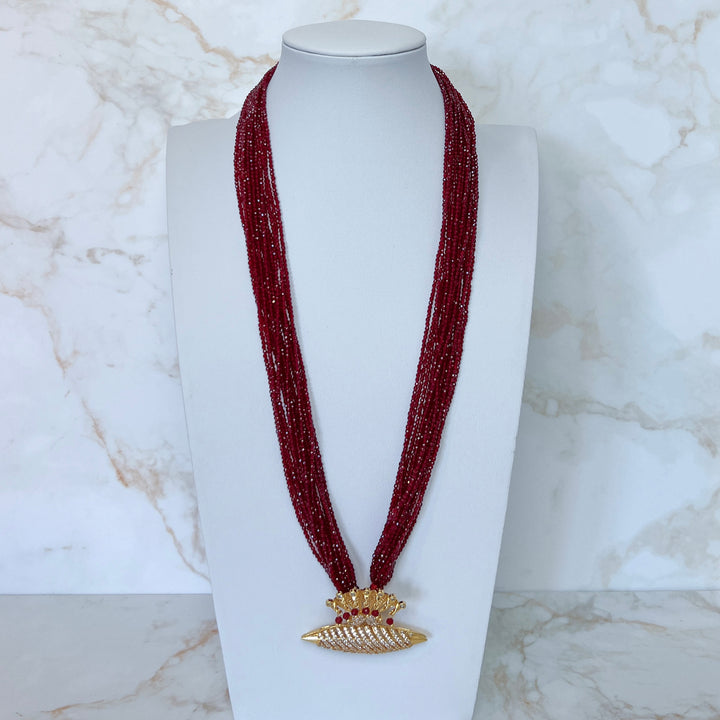 Tayo Necklace Red Hydropote