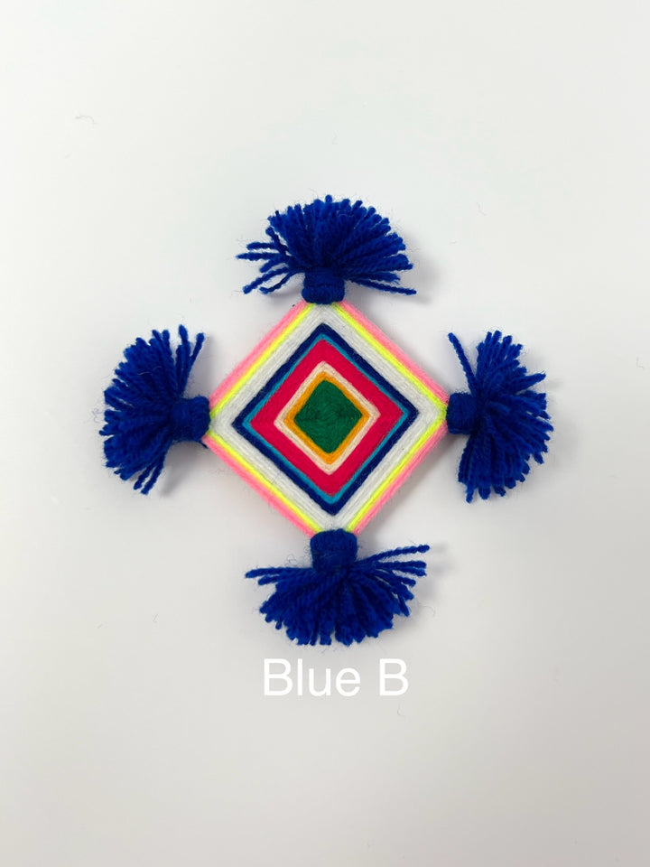 Blue Silam Sakhma Brooch