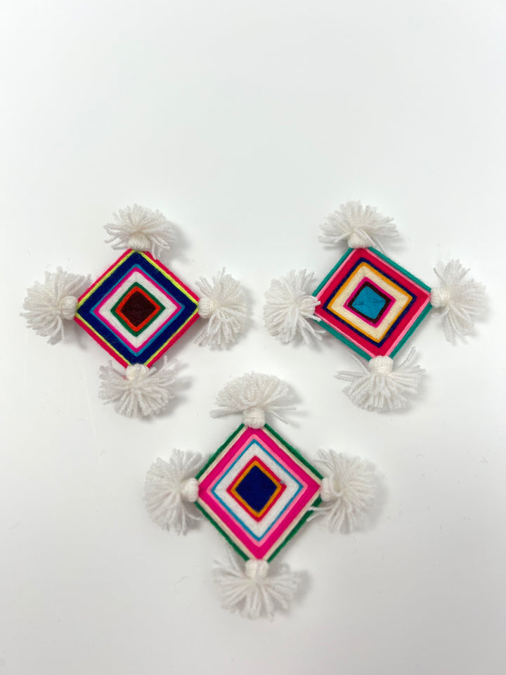 White Silam Sakhma Brooch