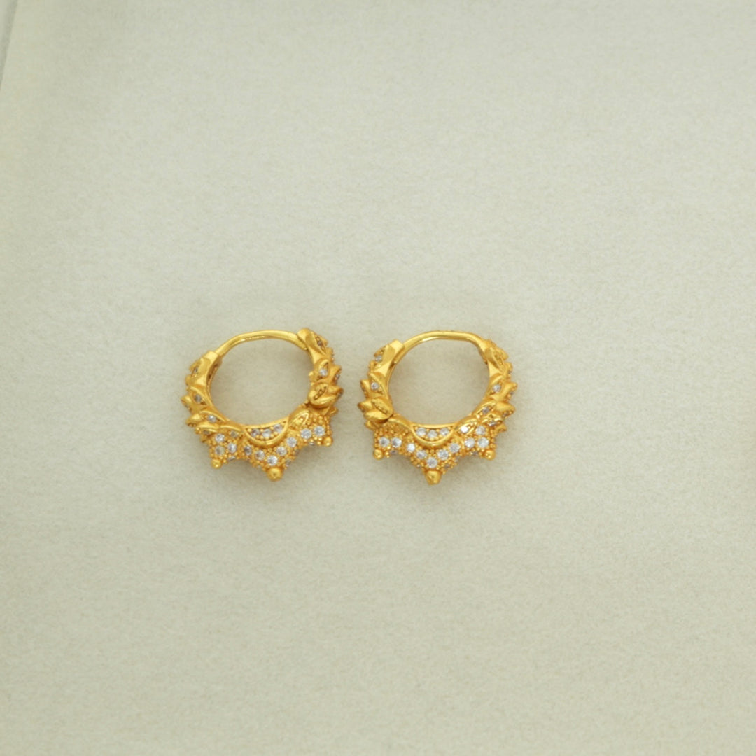 AD Madwari Hoop Earrings