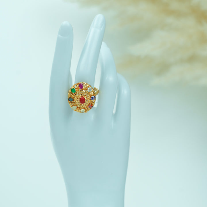 Navaratna Adjustable Ring