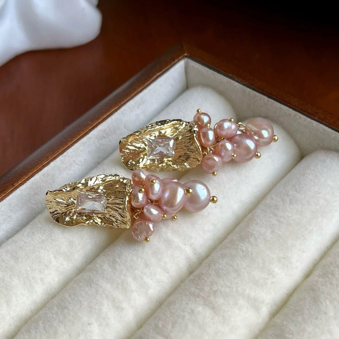 Freshwater Pearl Sterling Silver Earrings