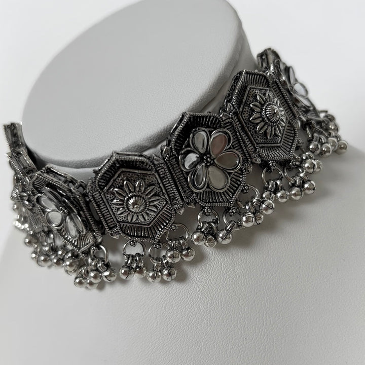 Oxidised Statement Necklace