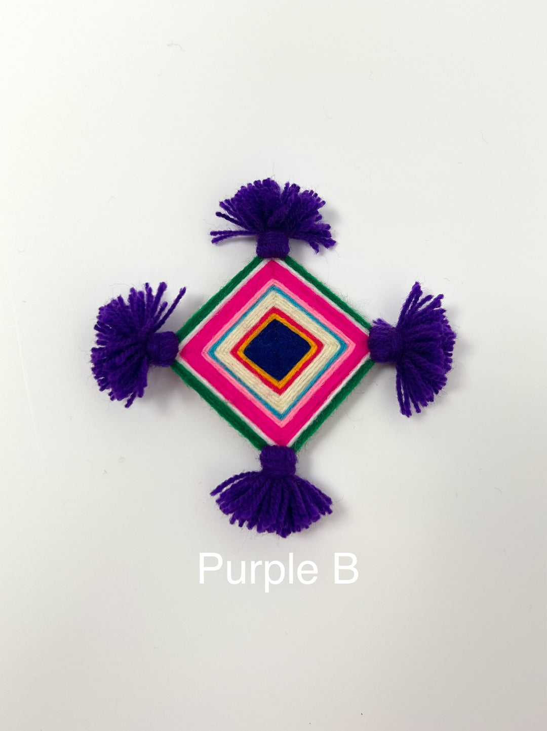 Purple Silam Sakhma Brooch