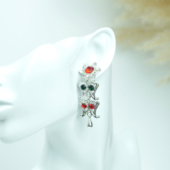 Two Step Yarling Drop Earrings