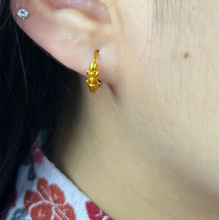Mini Madwari Hoop Earrings