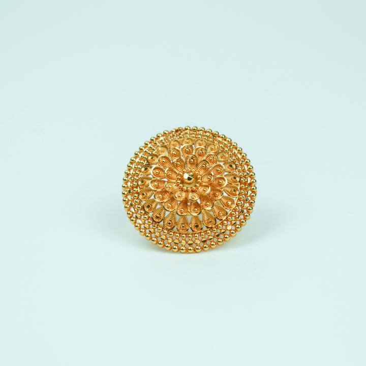Floral Bloom Adjustable Ring
