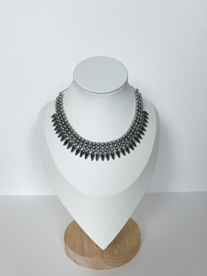 Oxidised Statement Necklace