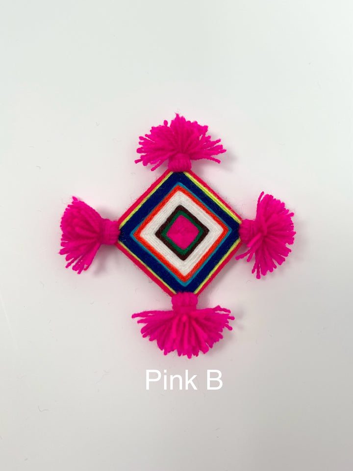 Pink Silam Sakhma Brooch
