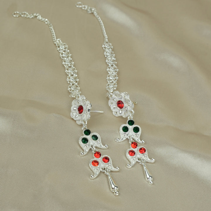 Two Steps Chain Yarling Earrings