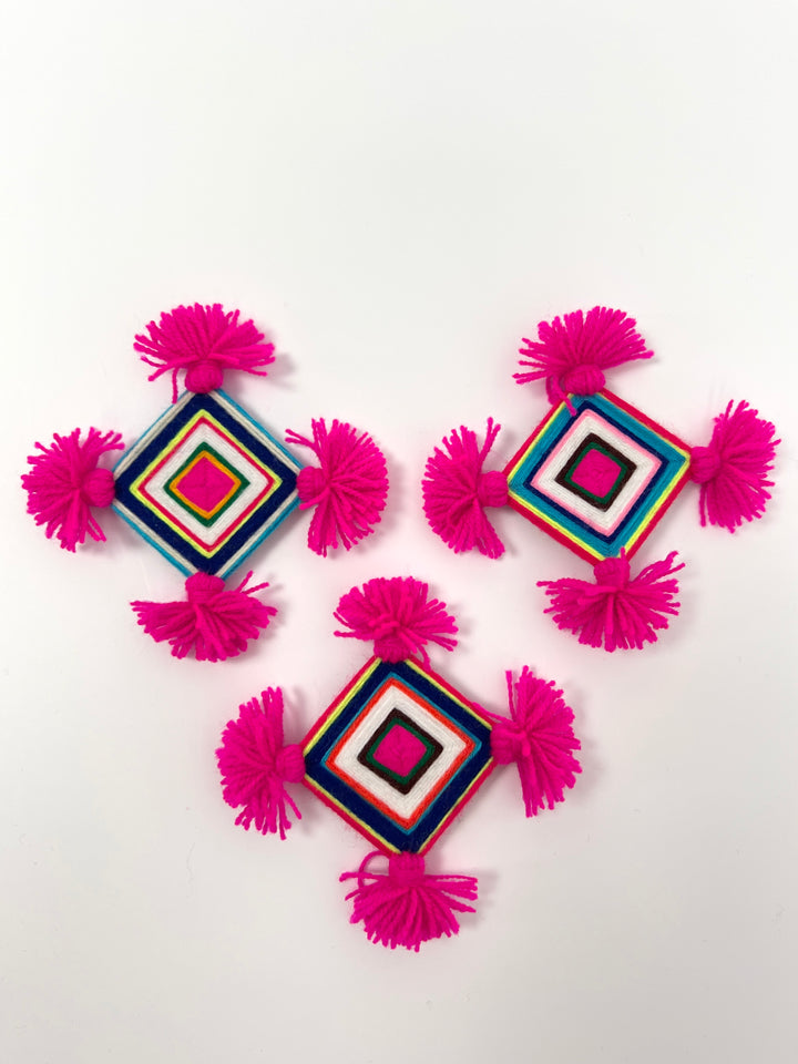 Pink Silam Sakhma Brooch