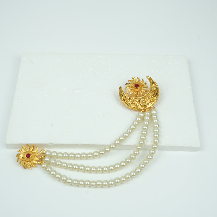 Pearl Hair Drape Clip