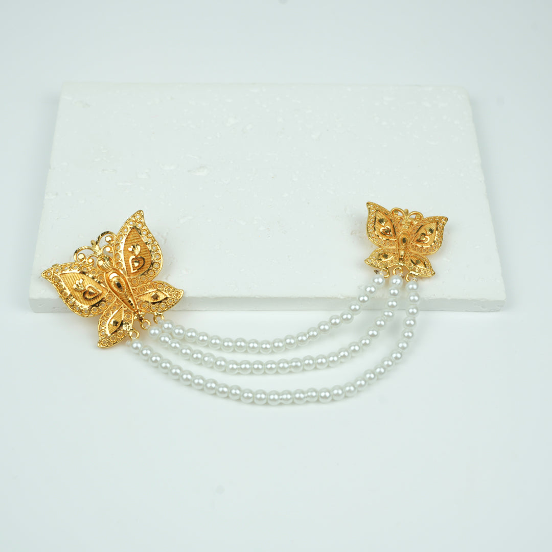 Pearl Hair Drape Clip