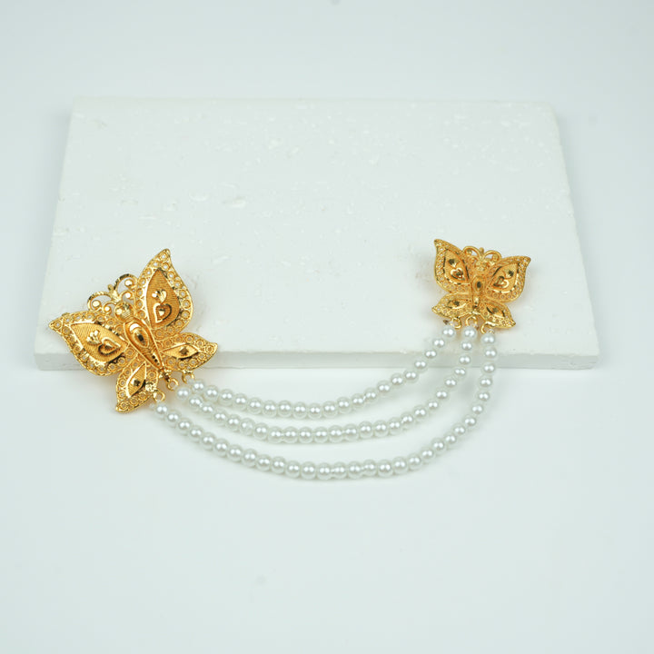 Pearl Hair Drape Clip