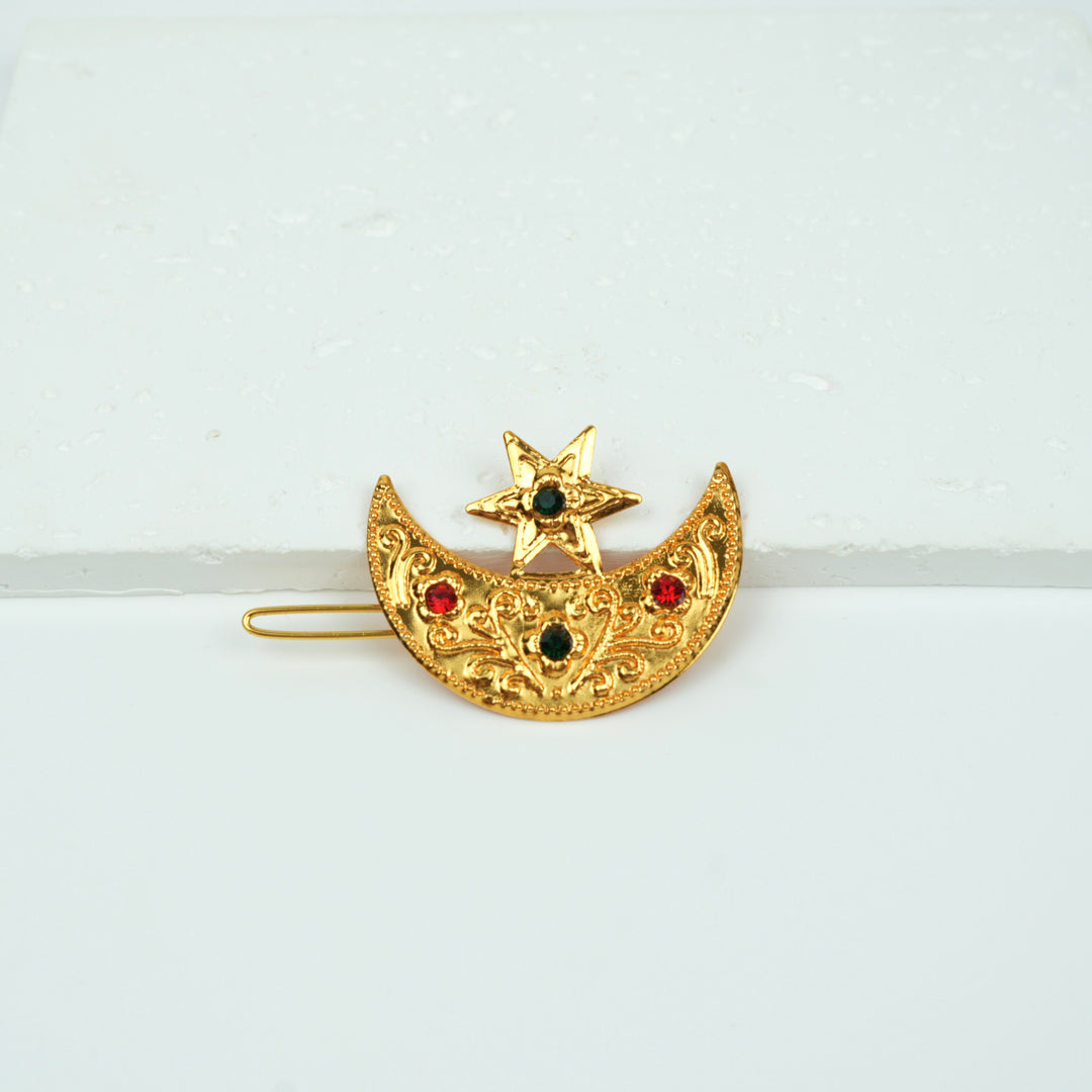 Mini Chandrama Hair Clip