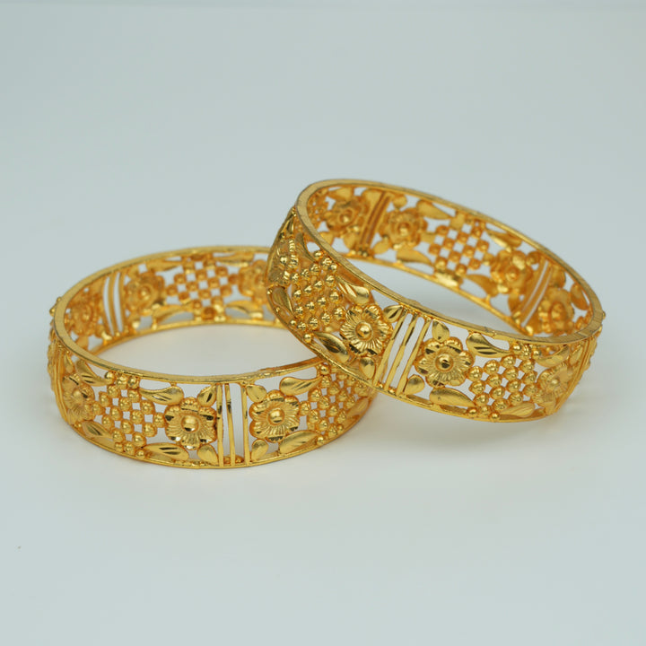 Classic Ornate Gold Bangles