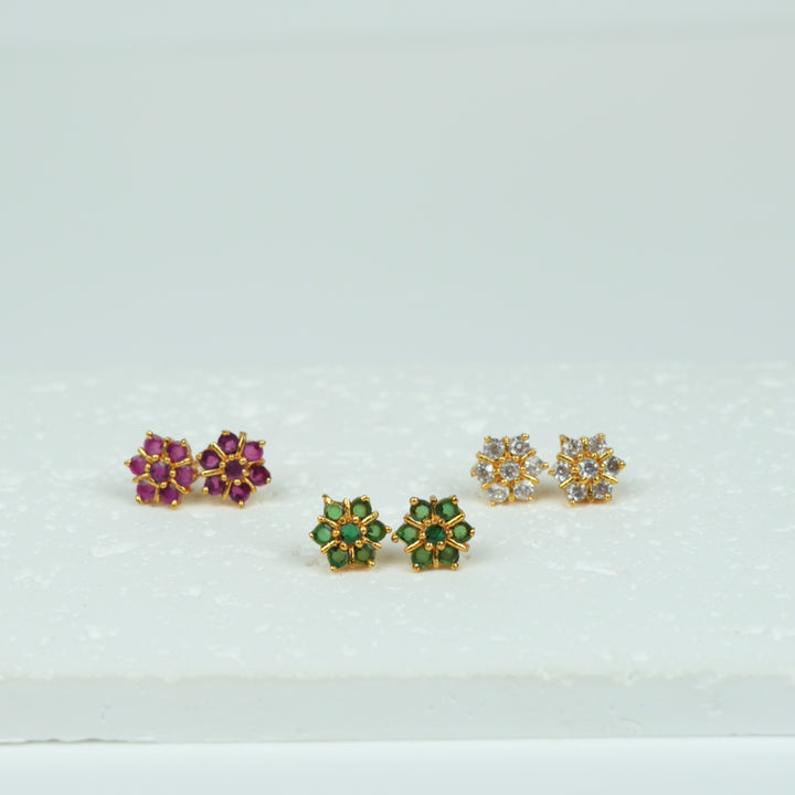 Petal Bloom Stud Earrings