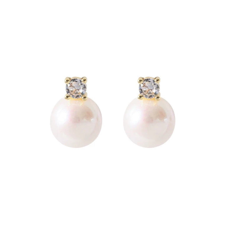 925 Sterling Silver Natural Freshwater Pearl Earrings