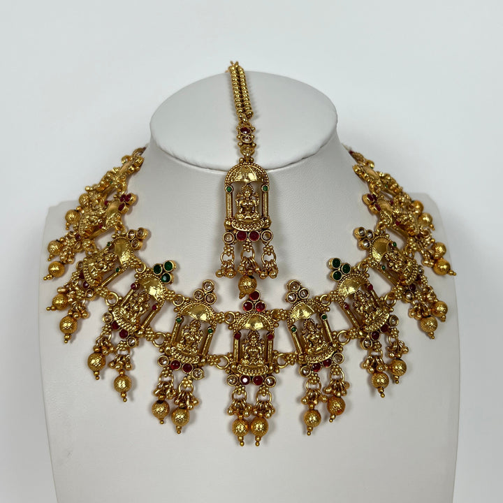 Temple Necklace Set