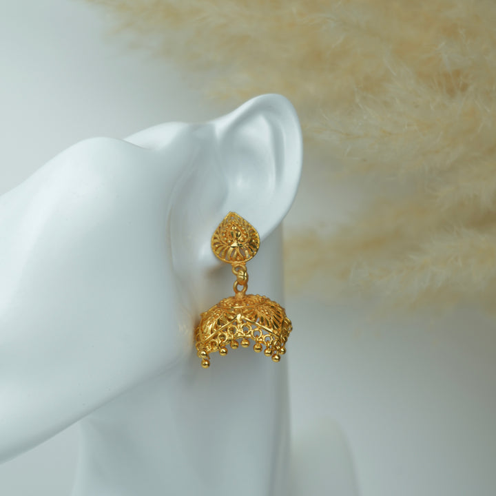 Petal Jhumka Earrings