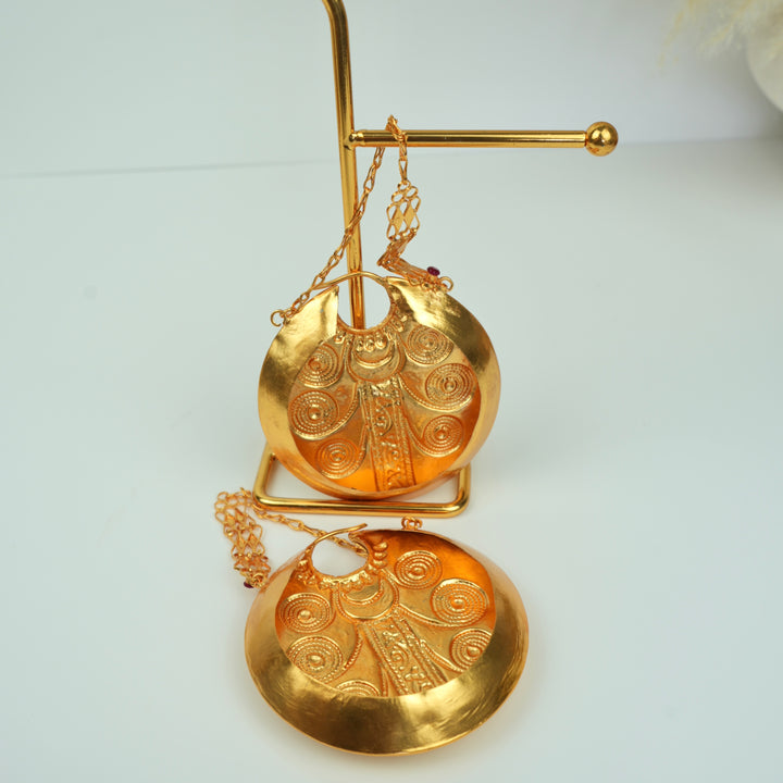 Handmade Cheptesun Hook Earrings