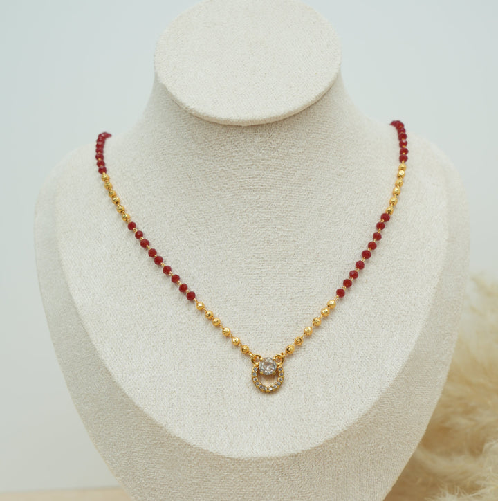 Red Bead Mangalsutra