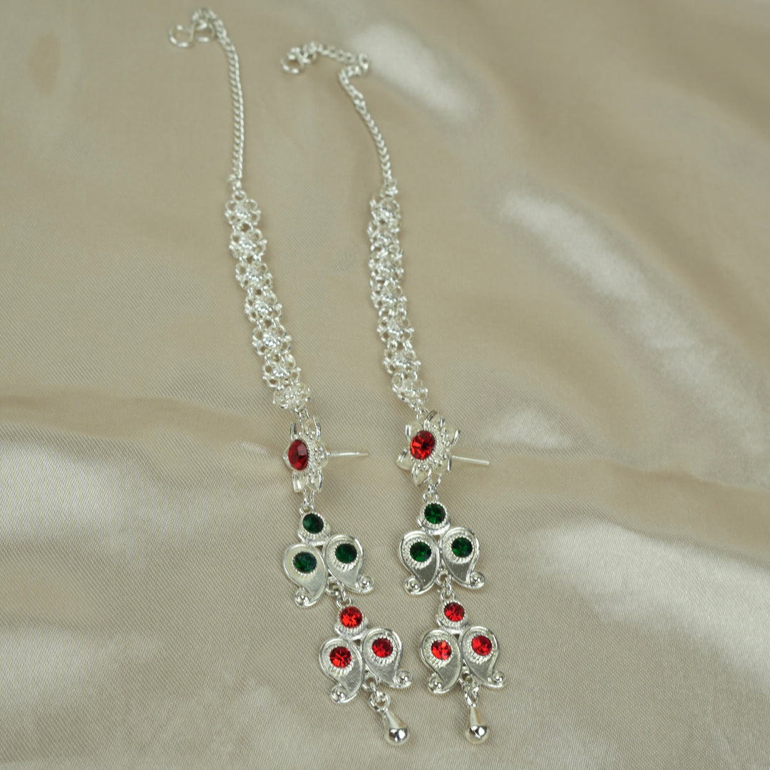 Two Steps Chain Yarling Earrings