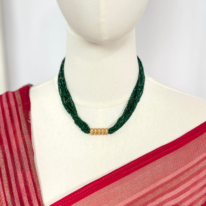 AD Kanchhi Tilhari Green Hydropote Necklace