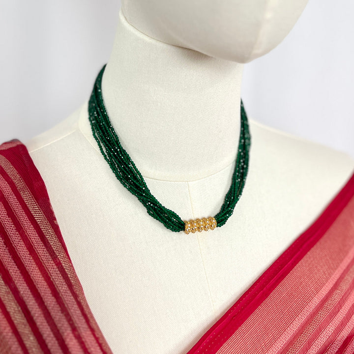 AD Kanchhi Tilhari Green Hydropote Necklace