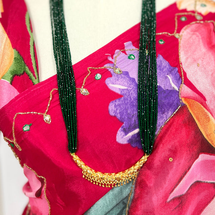 C-Tilhari Green Hydropte Necklace