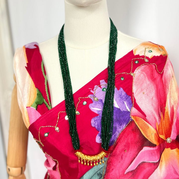 C-Tilhari Green Hydropote Necklace