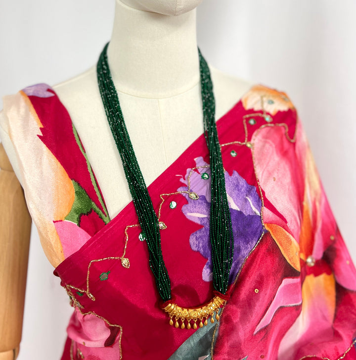 C-Tilhari Green Hydropote Necklace