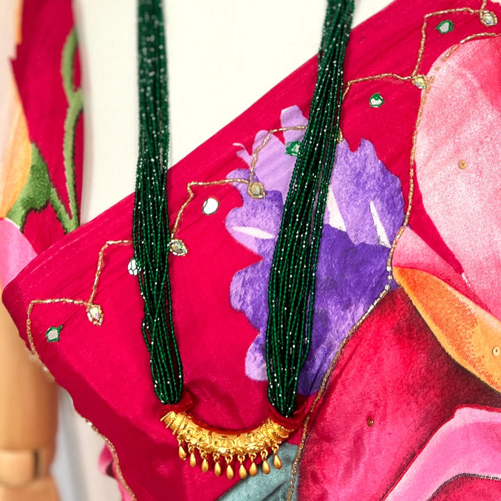 C-Tilhari Green Hydropote Necklace