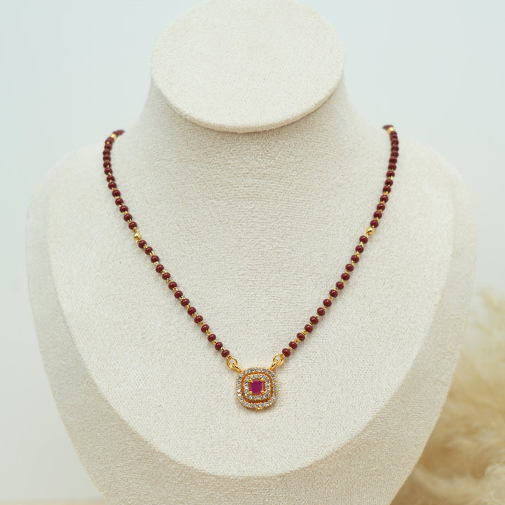 Red Bead Mangalsutra
