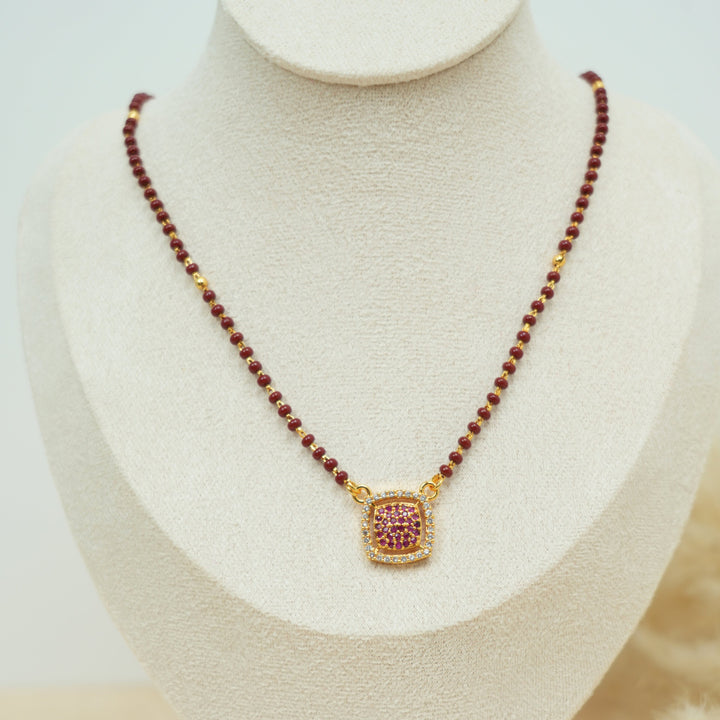 Red Bead Mangalsutra