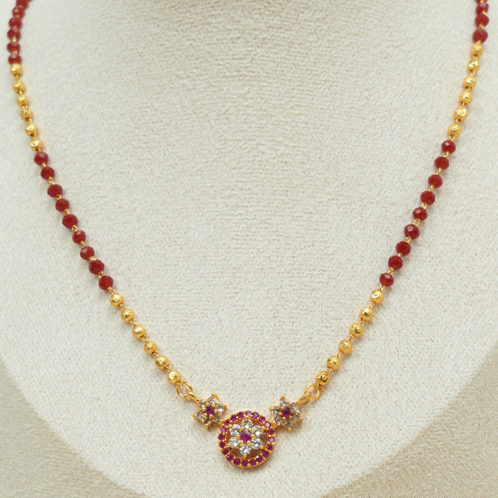 Red Bead Mangalsutra