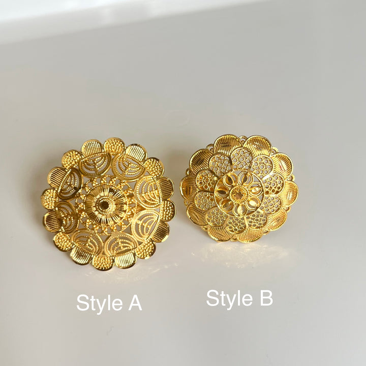 Floral Adjustable Ring