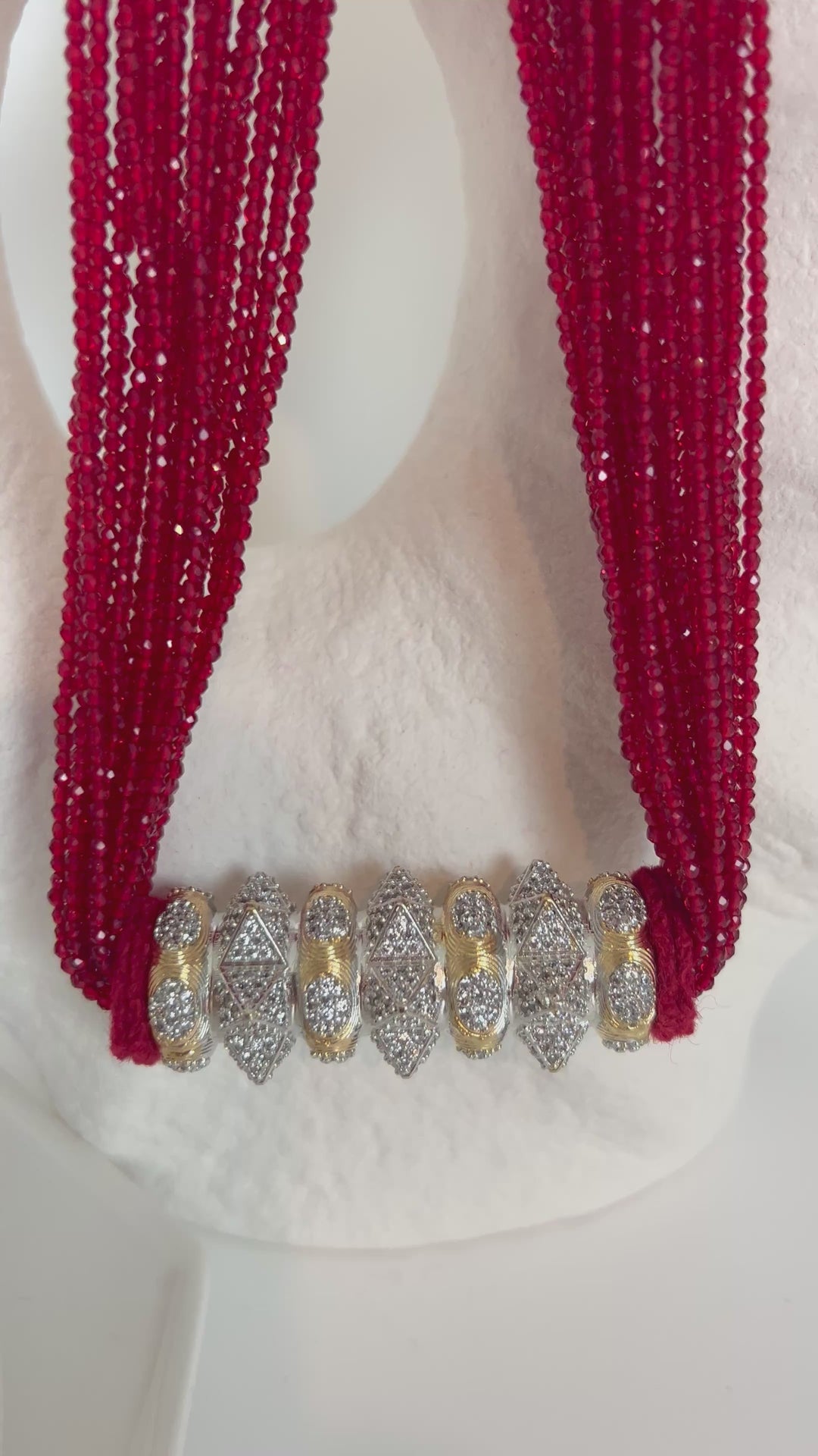 AD Tilhari Necklace Red Hydropote