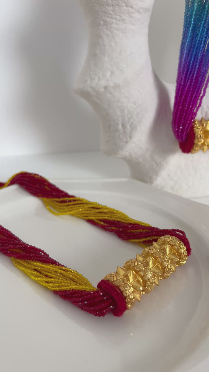 Red &amp; Yellow Hydropote Tilhari